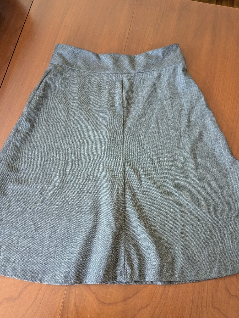 Bannana Republic Classic Flared Wool Gray Women's Skirt